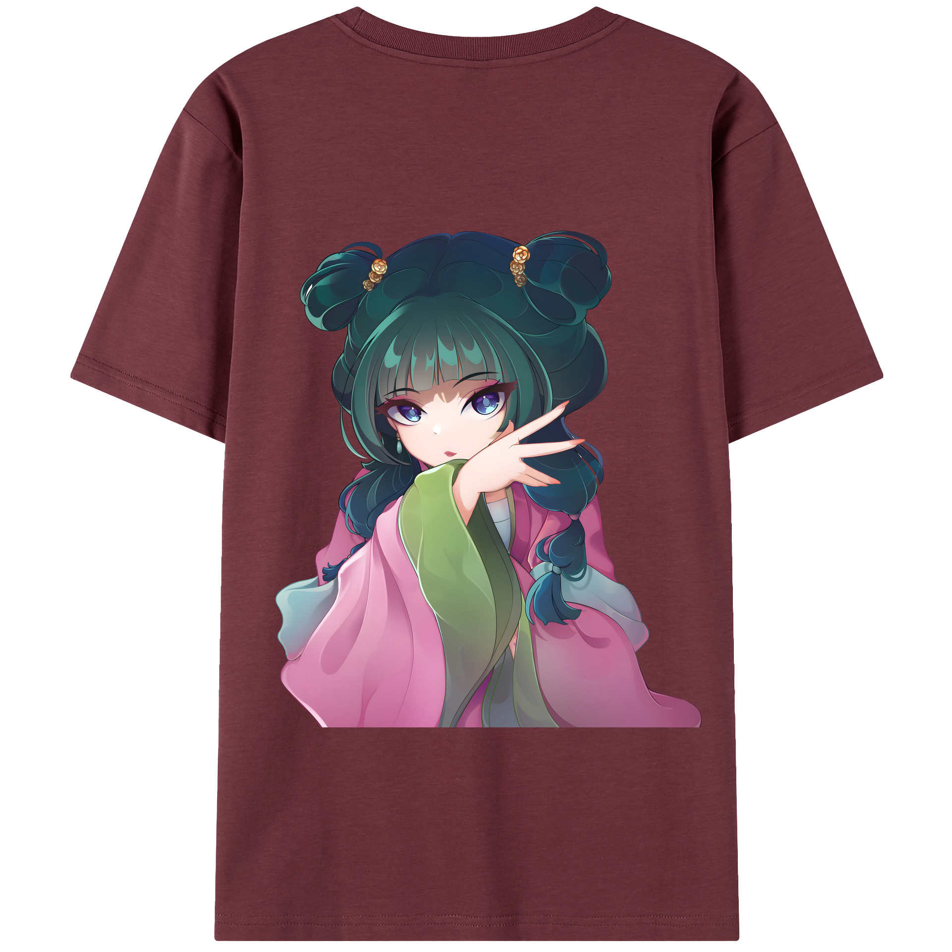 （画像用） 薬屋のひとりごと The Apothecary Diaries 綿100％半袖Tシャツ（背面プリント）